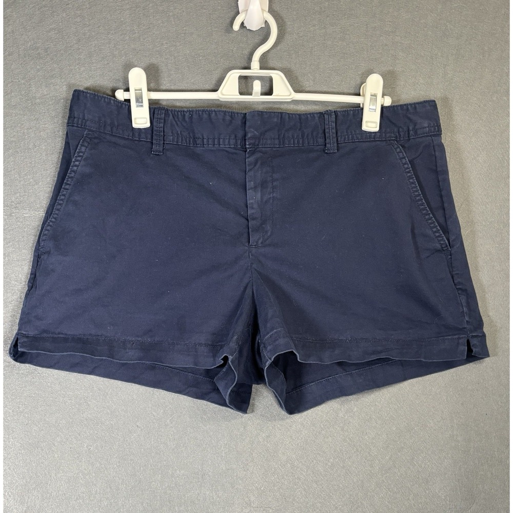 GAP Women's True Indigo Shorts  14 Cotton Stretch Casual Summer Pockets